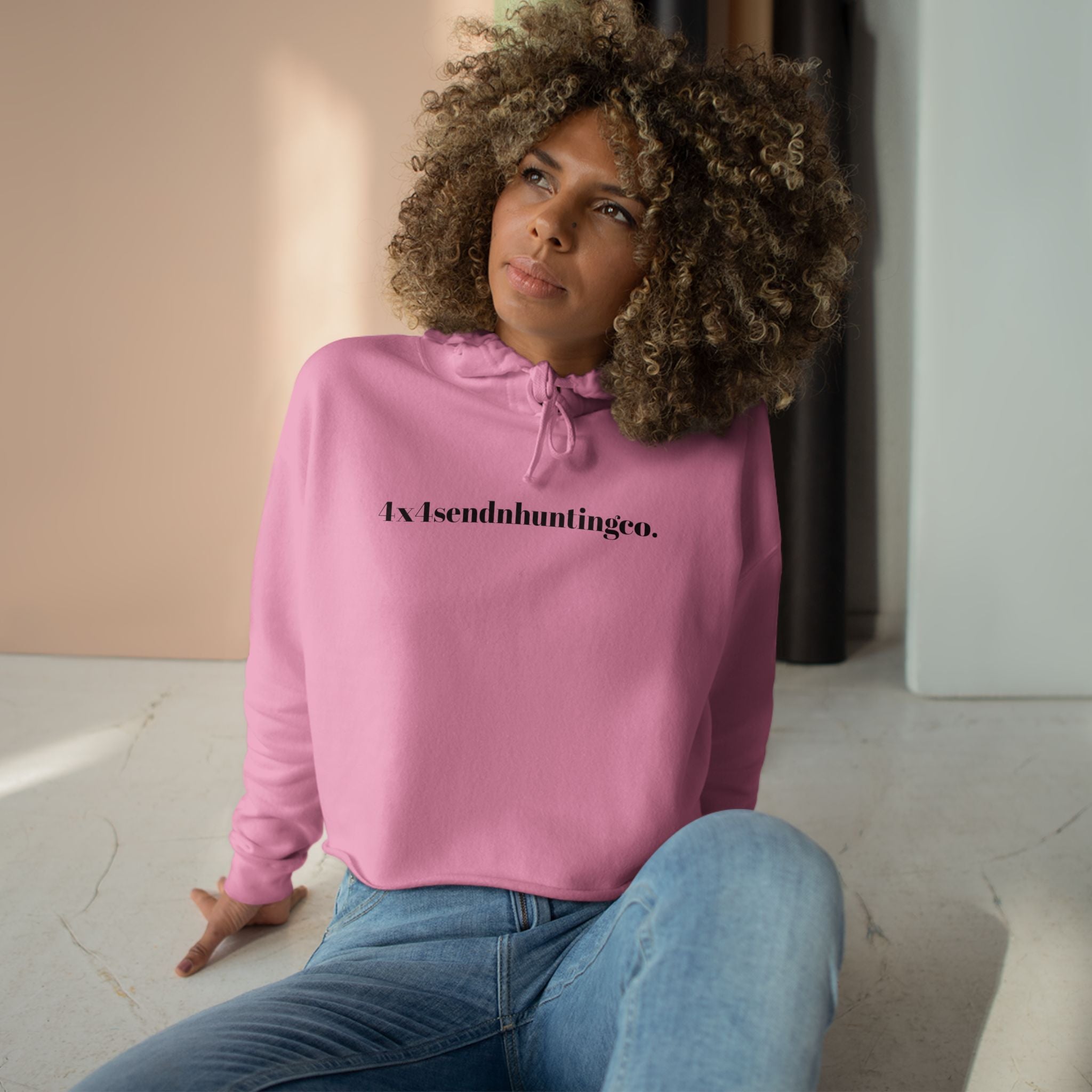 4x4SendnHuntingCo | Crop Hoodie