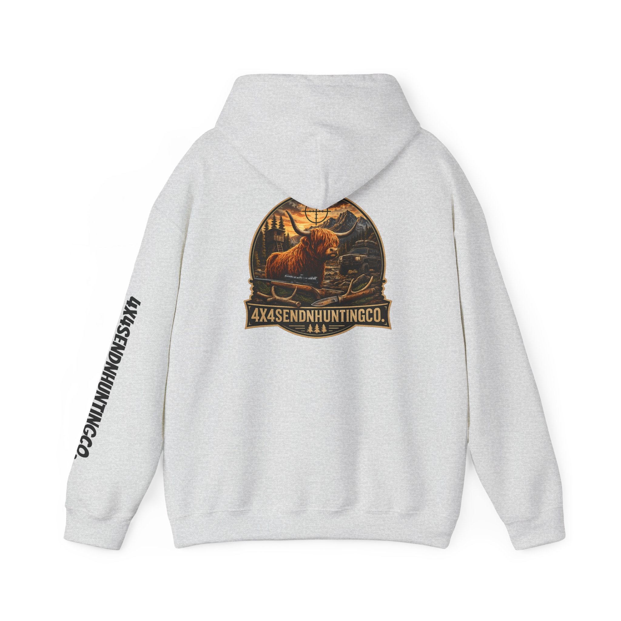 4x4SendnHuntingCo | Highland Cow Hoodie