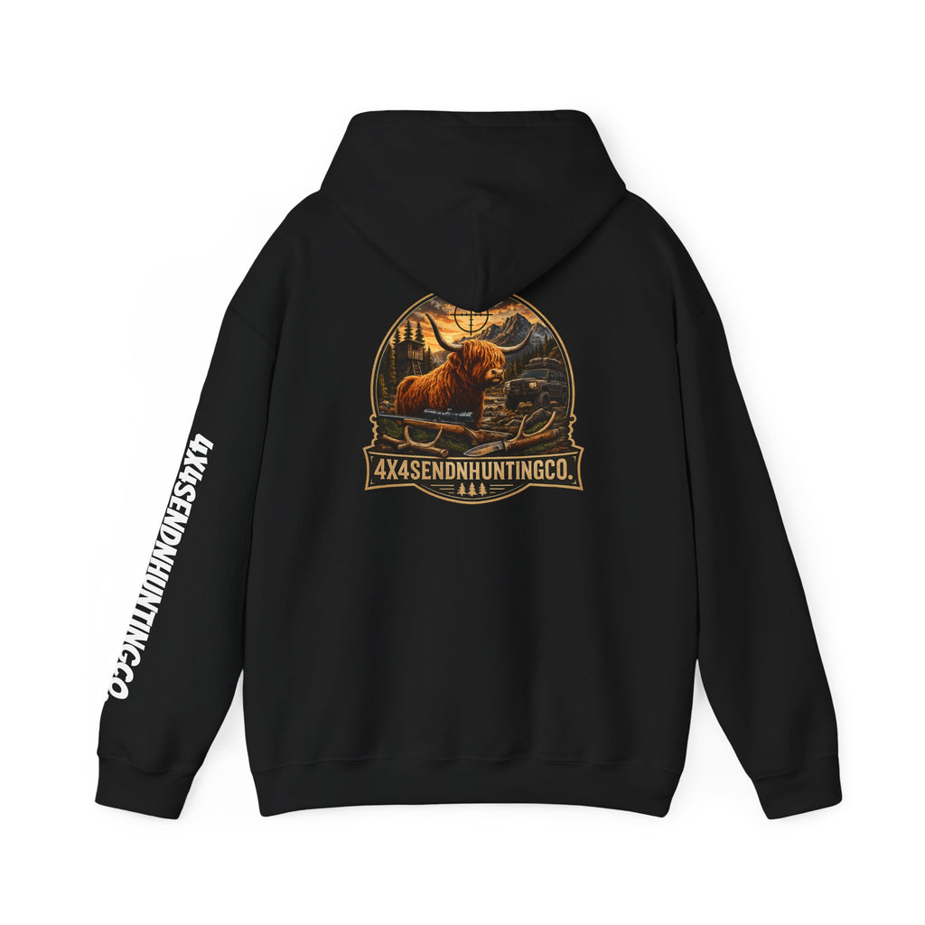 4x4SendnHuntingCo | Highland Cow Hoodie