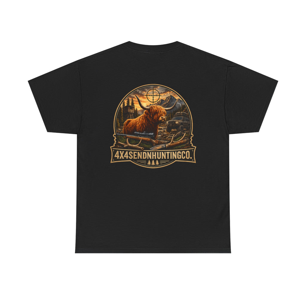 4x4SendnHuntingCo | Highland Cow T-shirt