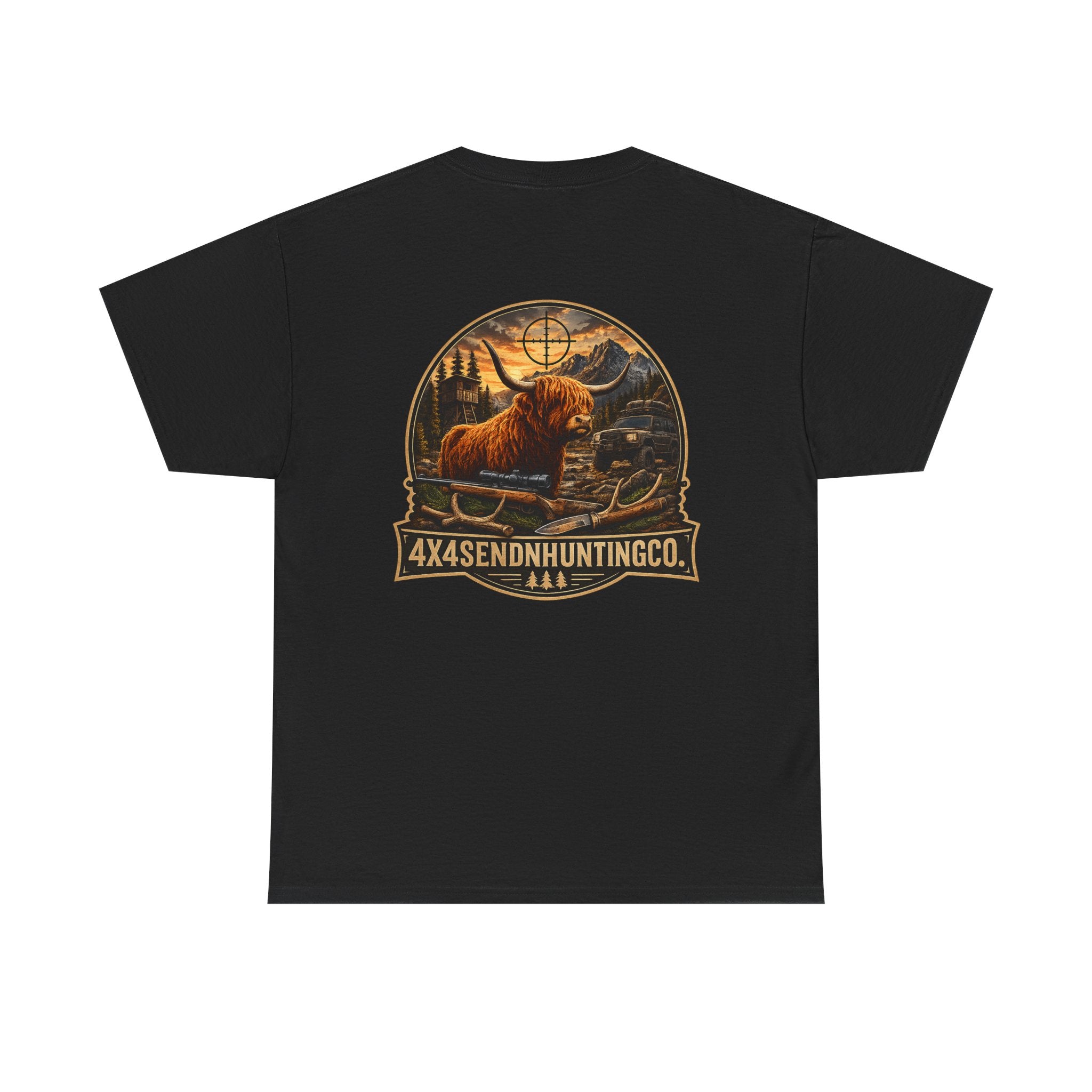 4x4SendnHuntingCo | Highland Cow T-shirt