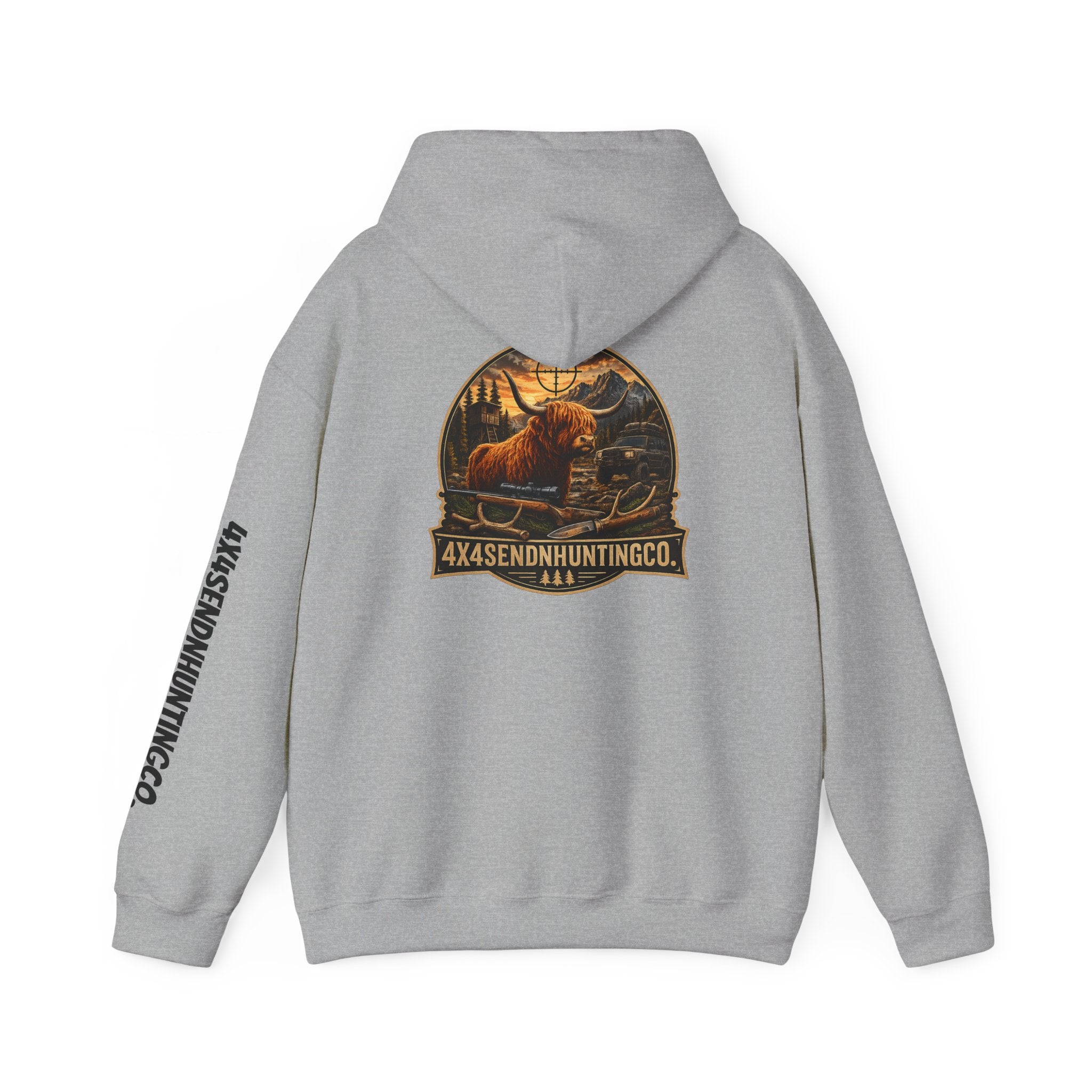 4x4SendnHuntingCo | Highland Cow Hoodie