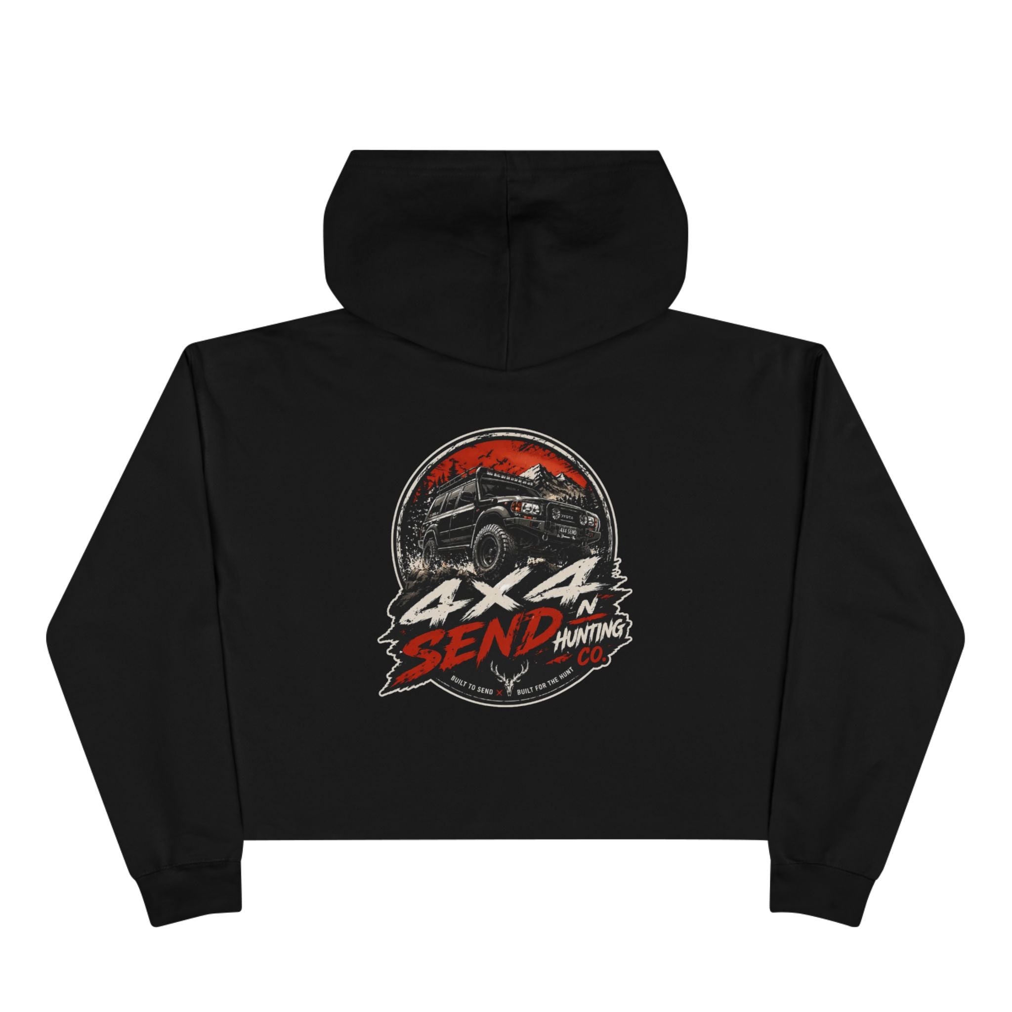 4x4SendnHuntingCo | Crop Hoodie