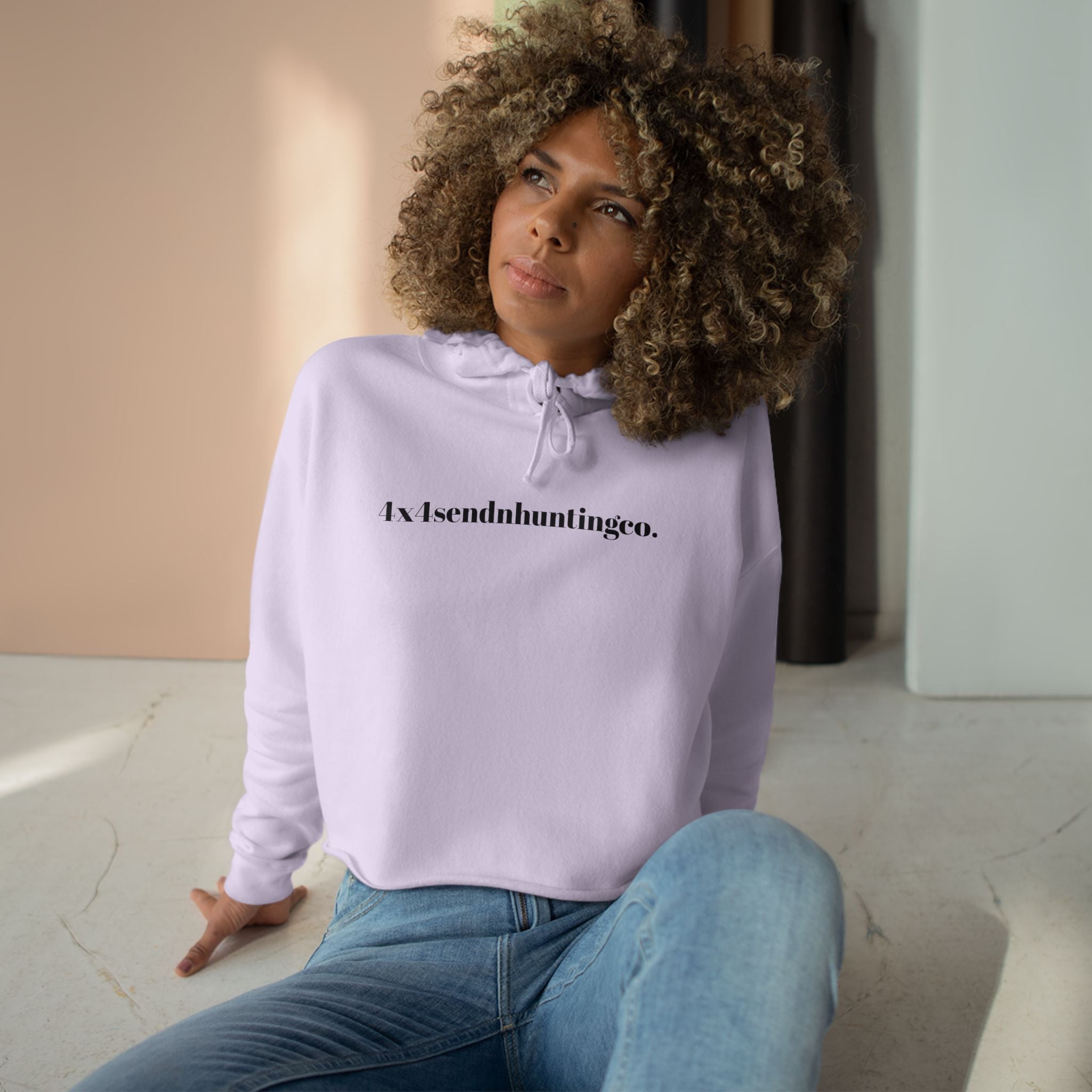 4x4SendnHuntingCo | Crop Hoodie