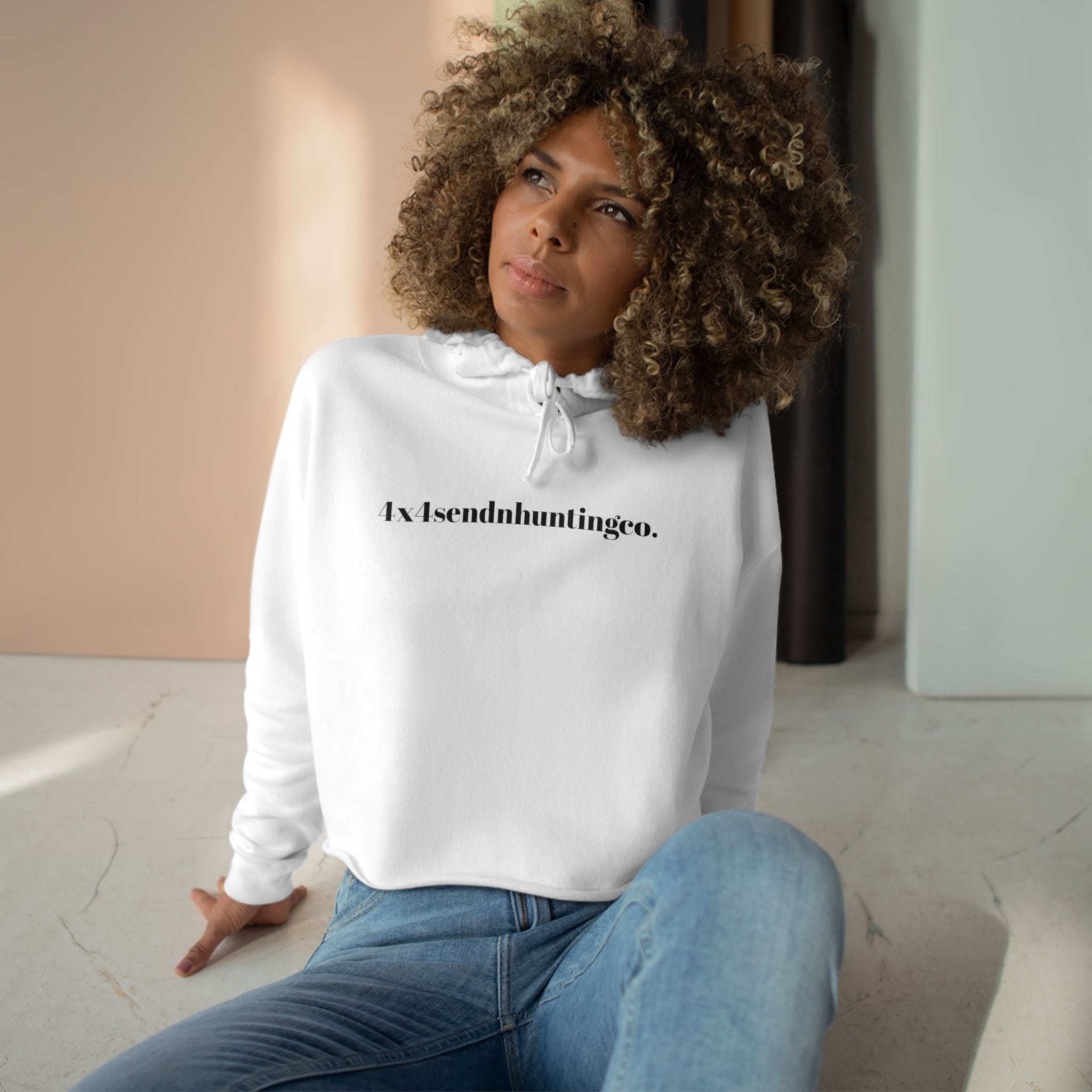 4x4SendnHuntingCo | Crop Hoodie