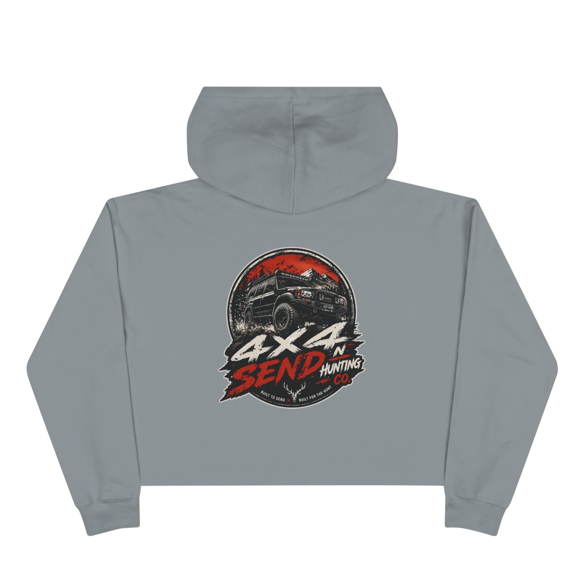 4x4SendnHuntingCo | Crop Hoodie