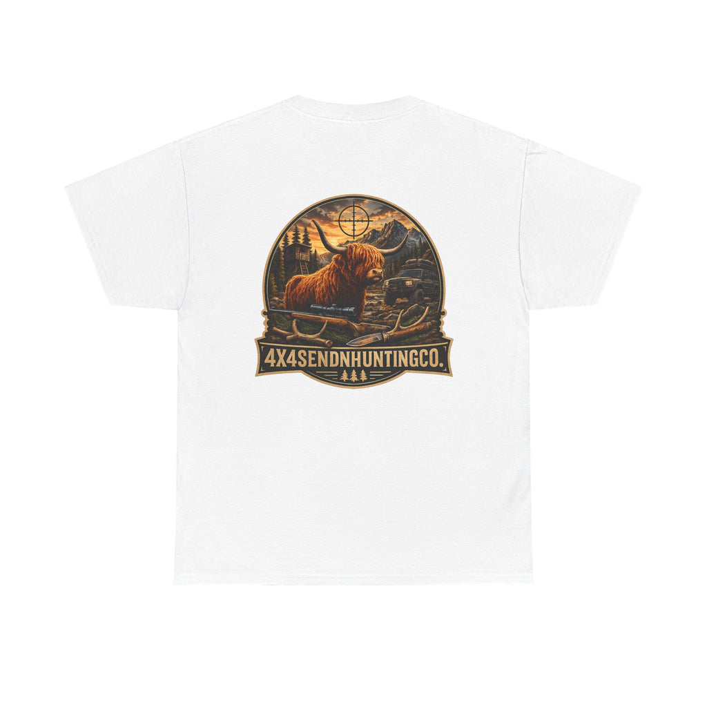 4x4SendnHuntingCo | Highland Cow T-shirt