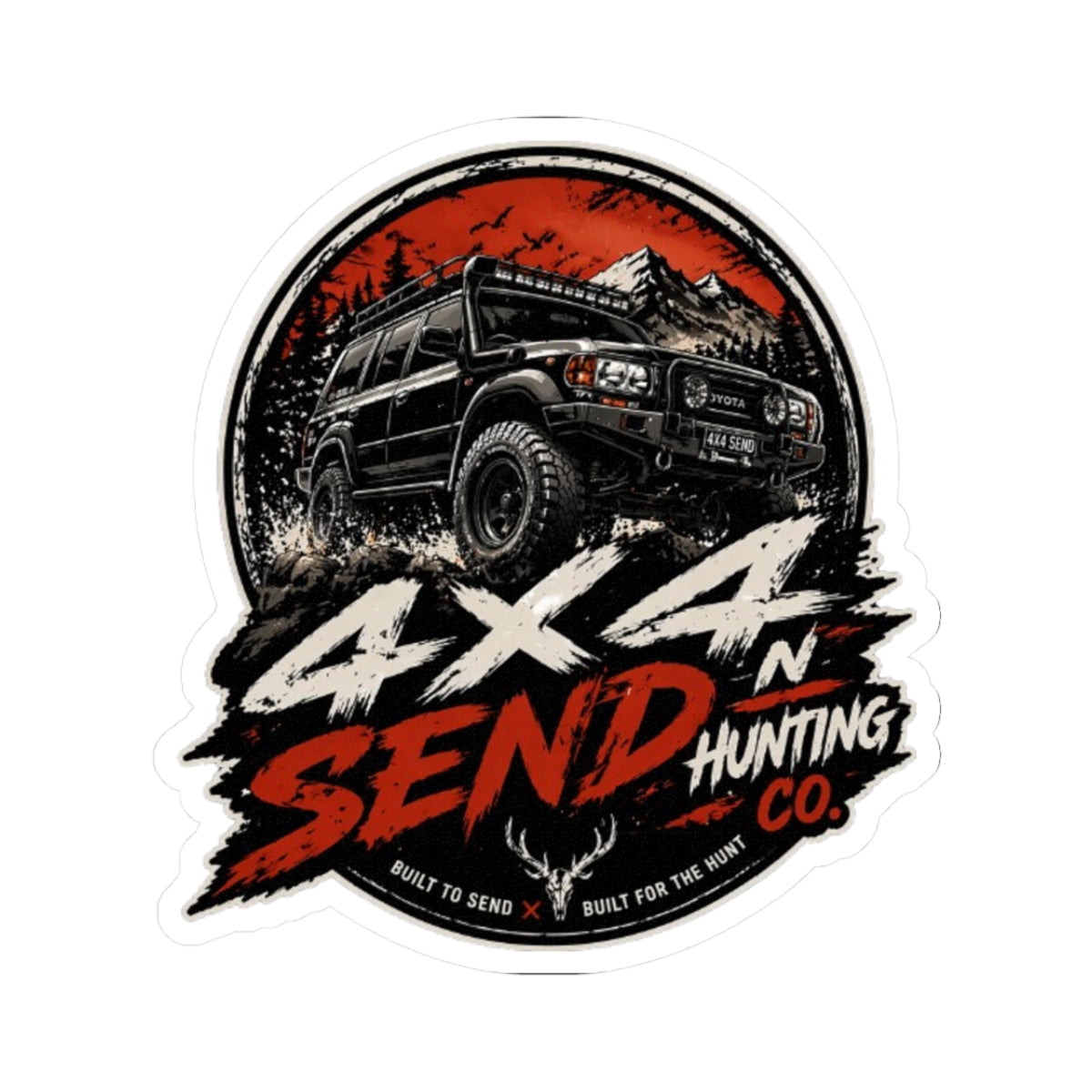 4x4SendnHuntingCo | Stickers