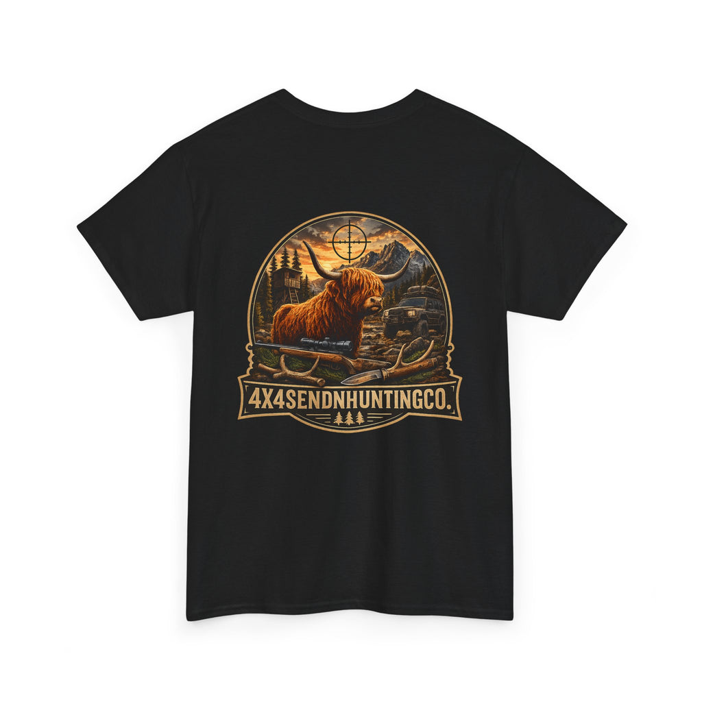 4x4SendnHuntingCo | Highland Cow T-shirt