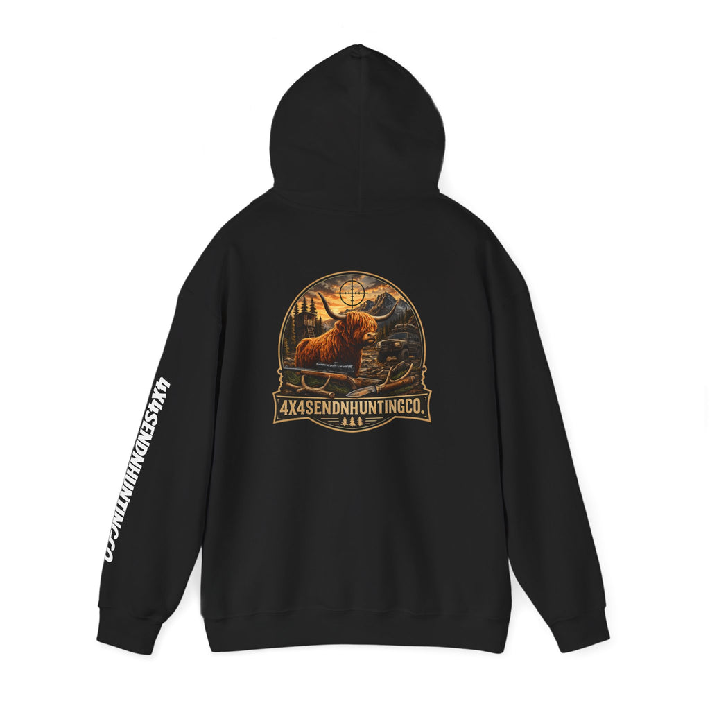 4x4SendnHuntingCo | Highland Cow Hoodie