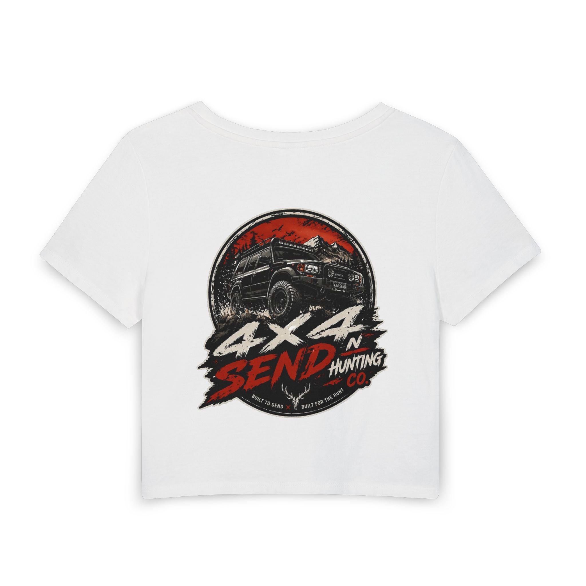 4x4SendnHuntingCo | Cropped T-Shirt