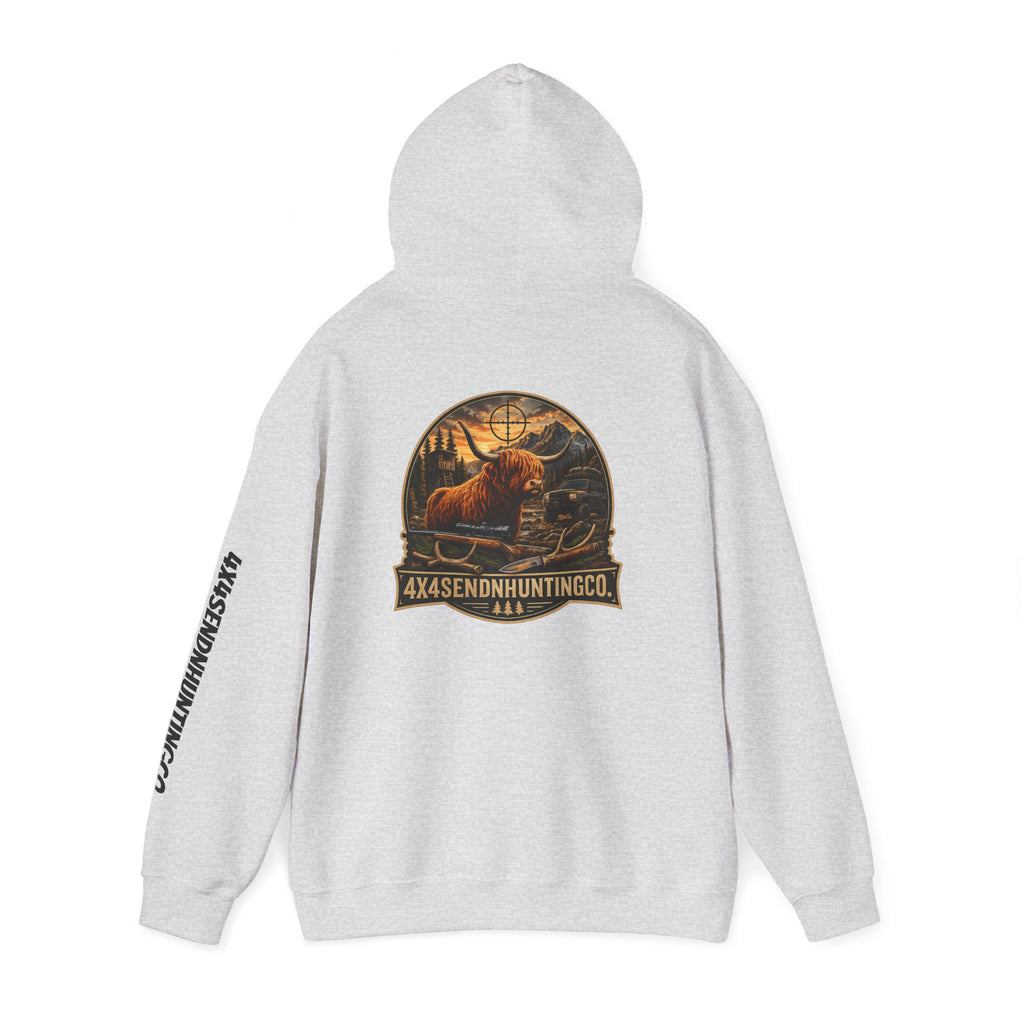 4x4SendnHuntingCo | Highland Cow Hoodie