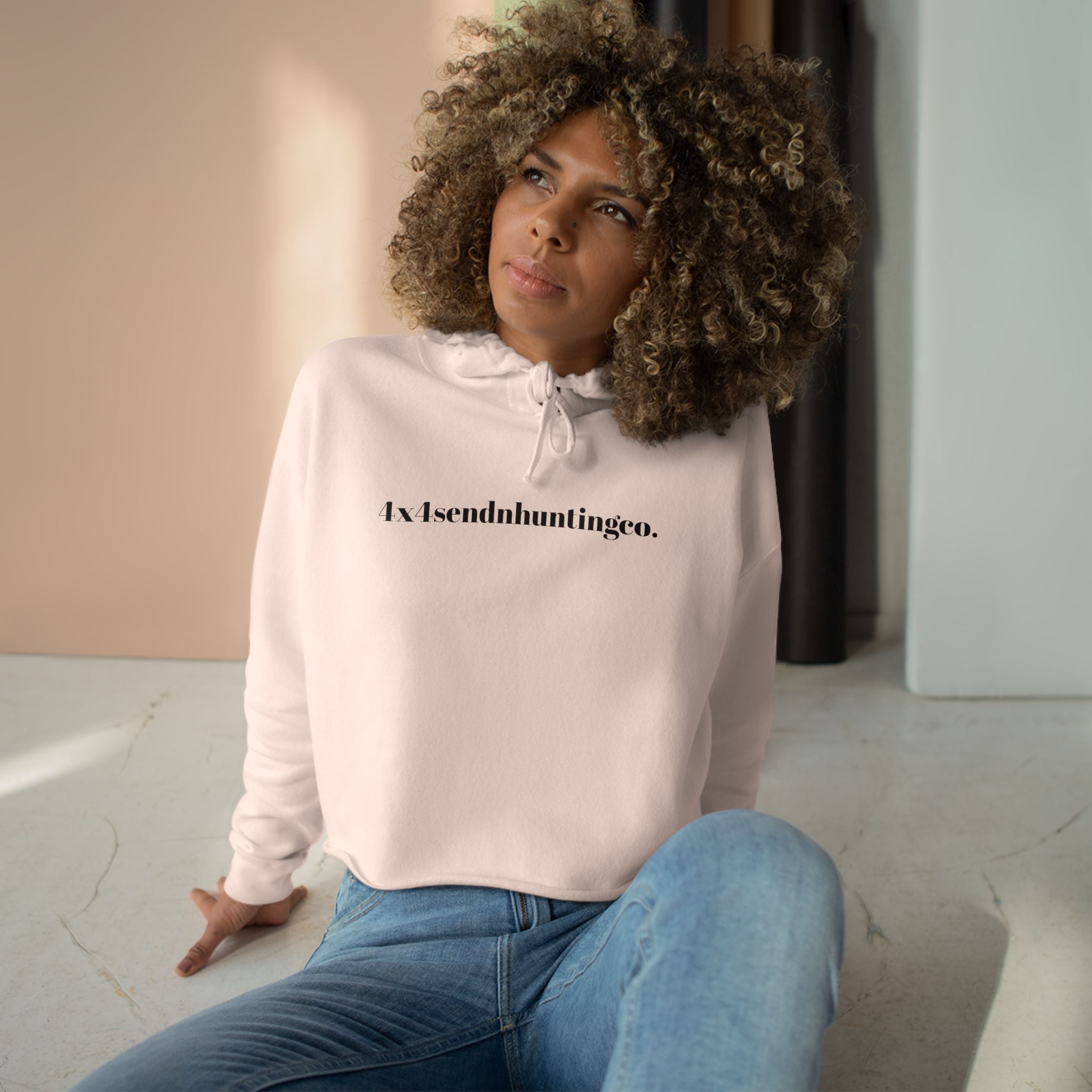 4x4SendnHuntingCo | Crop Hoodie
