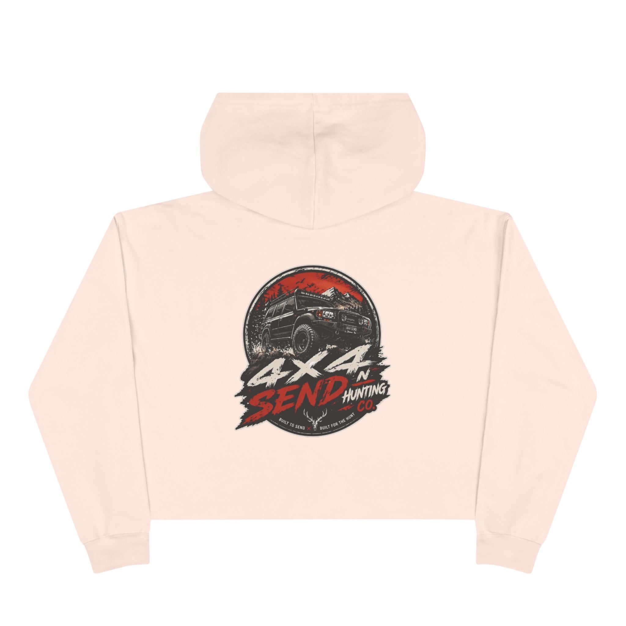 4x4SendnHuntingCo | Crop Hoodie