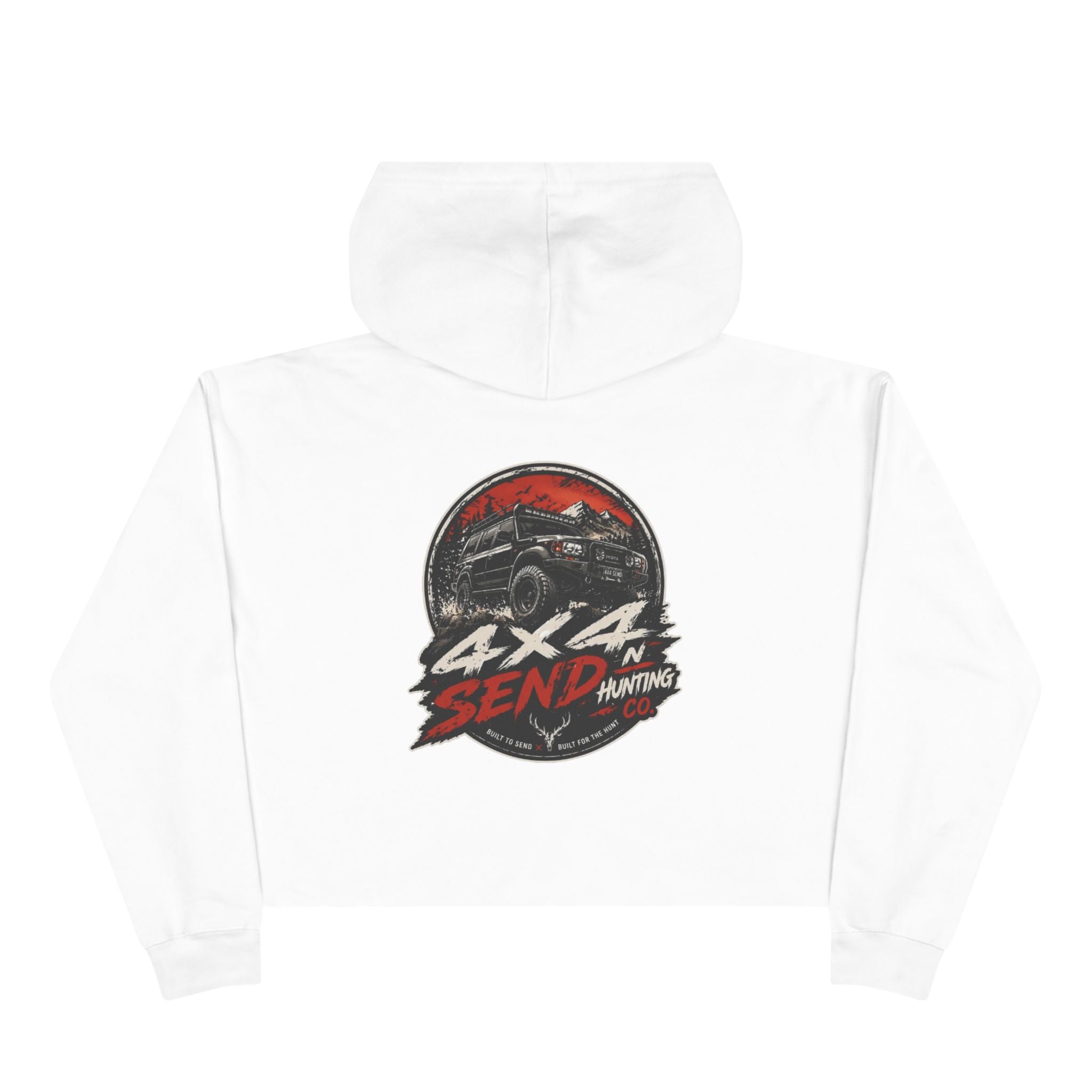4x4SendnHuntingCo | Crop Hoodie